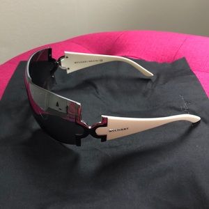 BVLGARI Bulgari White Sunglasses 654 Shield